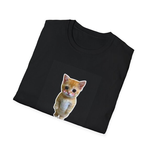 Cute Cat Meme T-Shirt - Picture 2 of 2